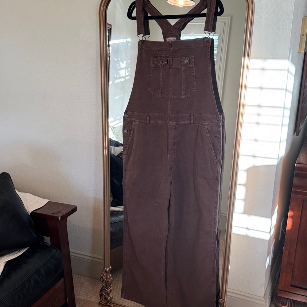 American Eagle Outfitters Dark Brown Women's Overalls